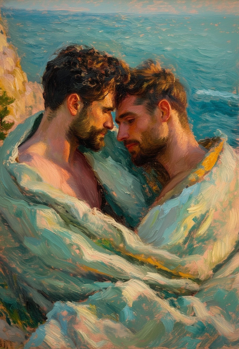 Cliffside Embrace at Dusk