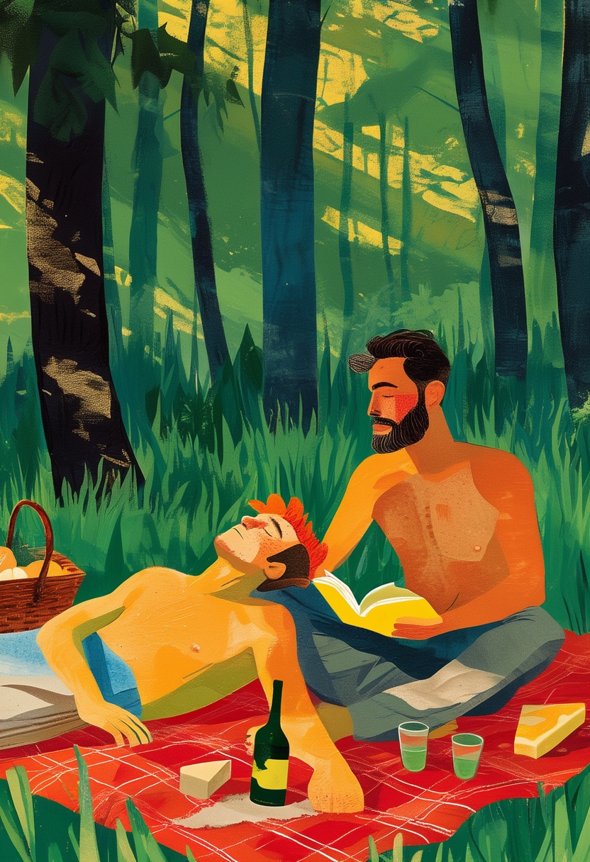 Forest Meadow Picnic Afternoon