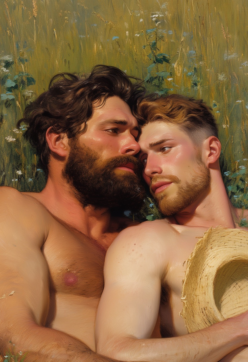 Golden Hour Embrace in Clover Field