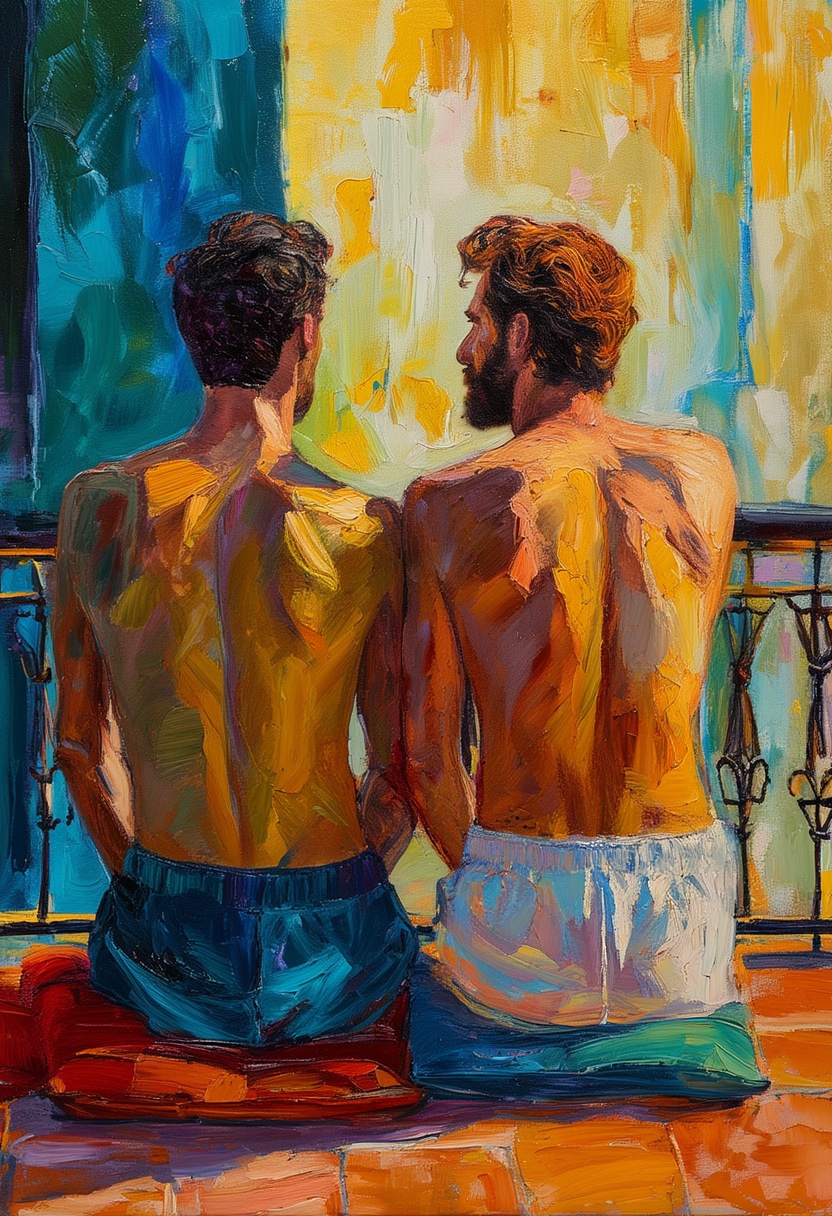 Mediterranean Balcony Morning