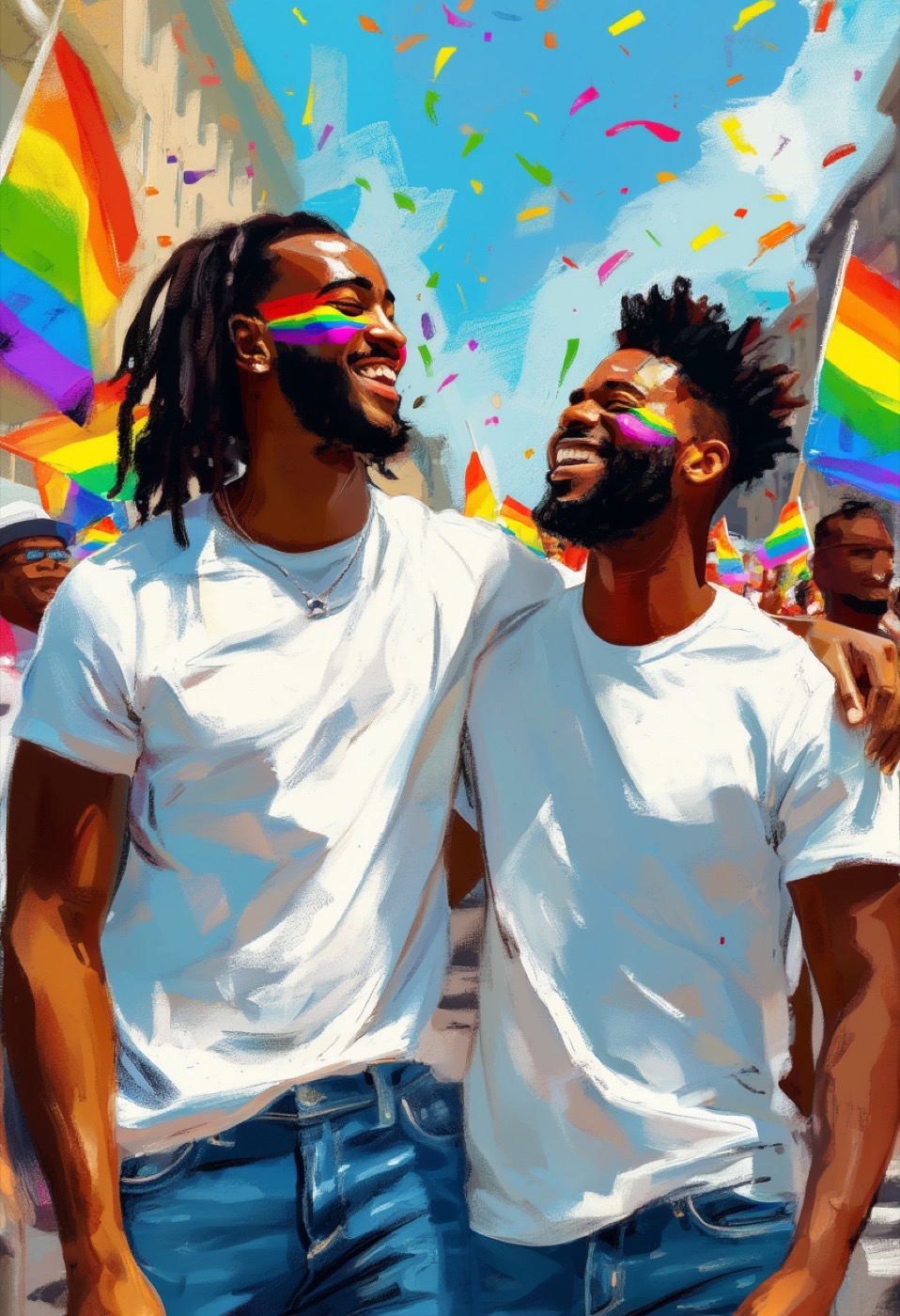 Pride Parade Embrace