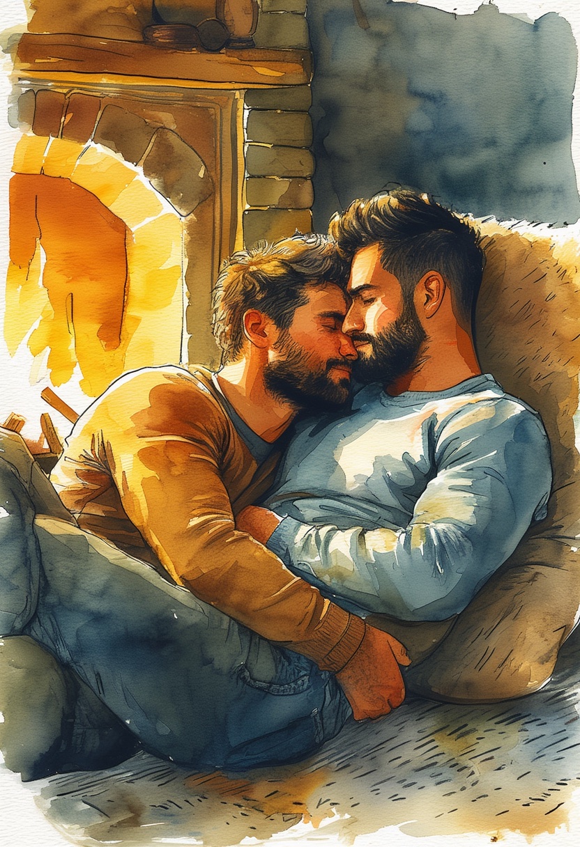 Rugged Hearth Embrace