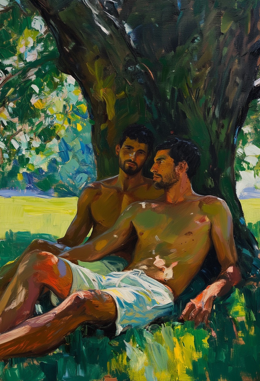 Shaded Oak Grove Repose