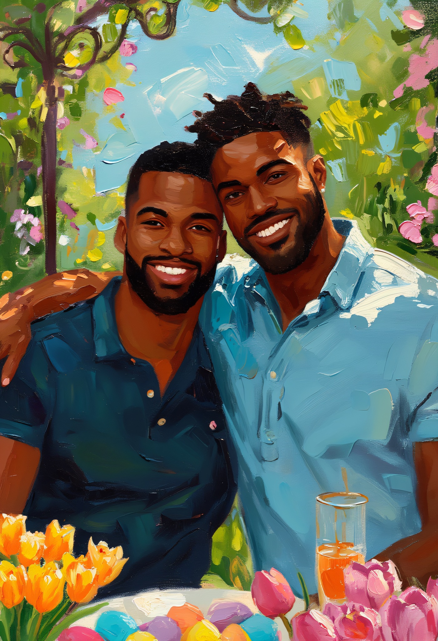 Abrazo en la Primavera