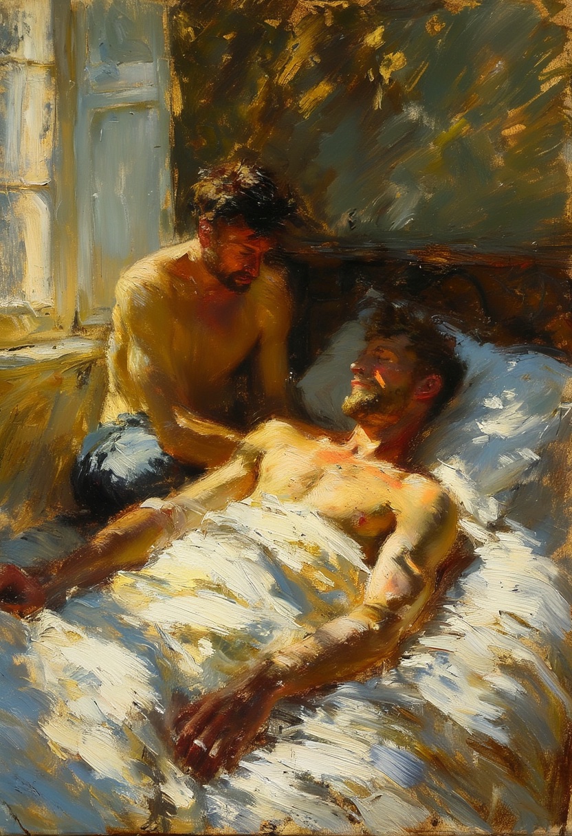 Sunlit Bedroom Awakening