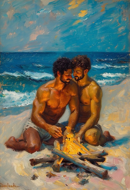 Strandfeuer Intimität