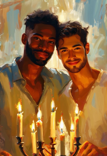 Abrazo de Hanukkah