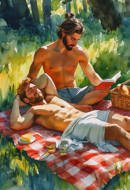 Waldwiesen-Picknick-Serenität