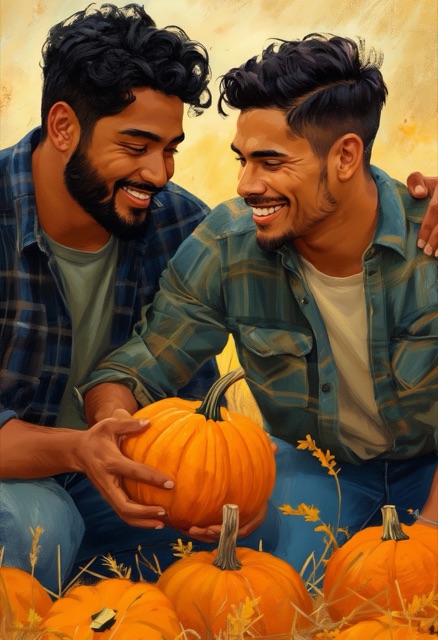 Lächeln im Pumpkfeld