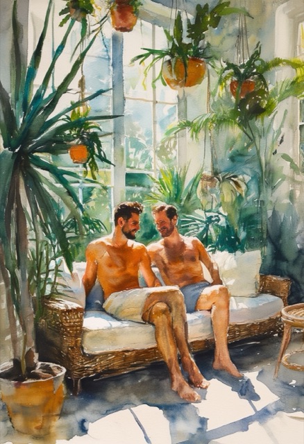 Korb-Loveseat Sonnenraum Umarmung